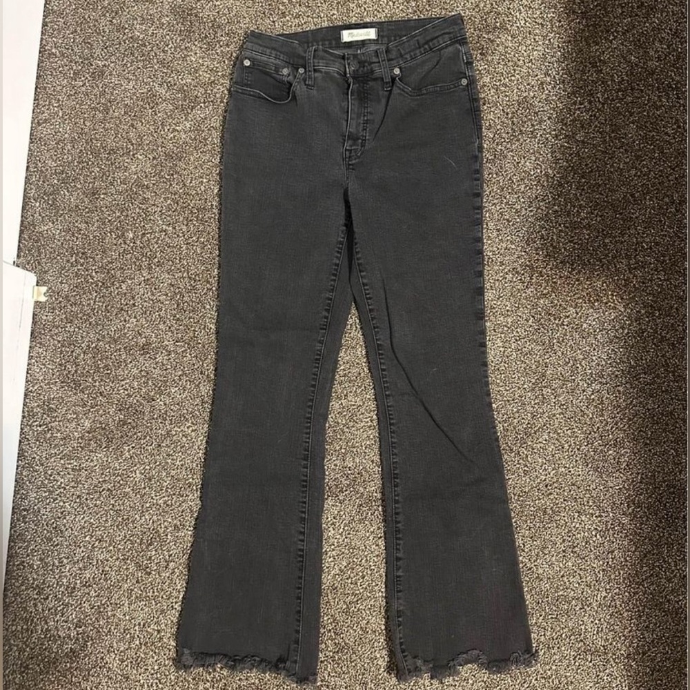 Madewell Cali Demi Boot Jeans, black